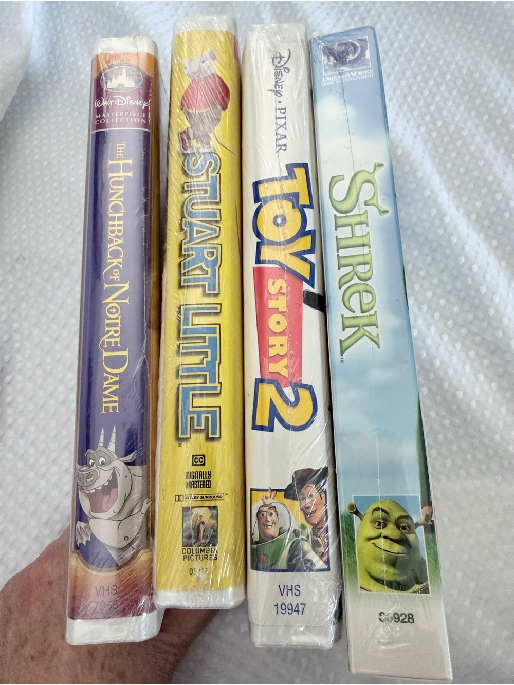 Lot of 4 Vintage Factory Sealed Animated & Family VHS Movies